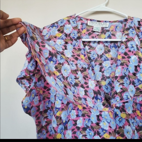 Vintage floral blouse - 10P - Picture 9 of 9